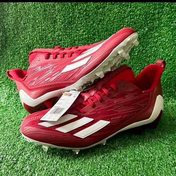adidas Shoes Adidas Adizero Football Cleats Team Power Red White